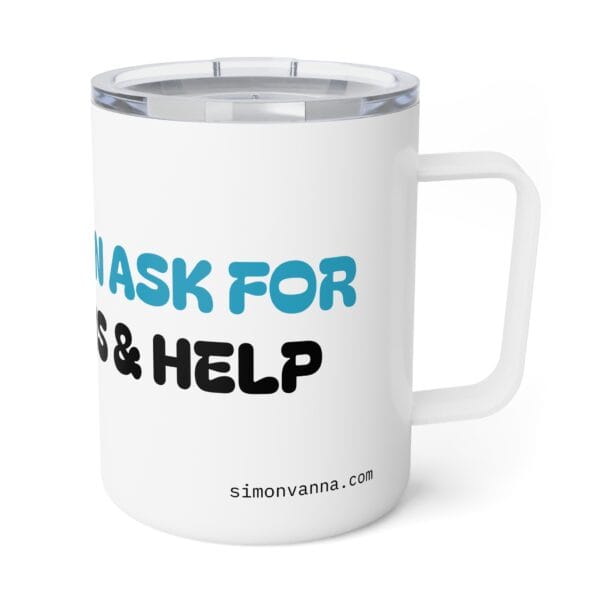 Strong Men Ask For Directions & Help Insulated Mug - Image 4