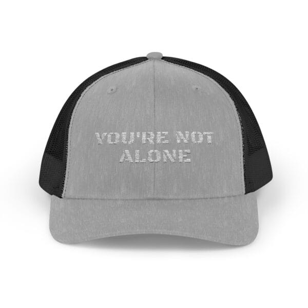You're Not Alone Snapback Trucker Cap - Image 9