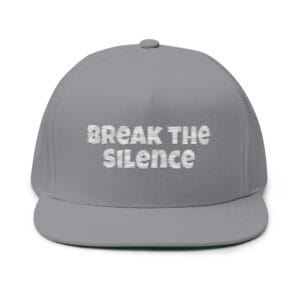 9626711021788300044_2048.jpeg Break the Silence Flat Bill Embroidered Hat